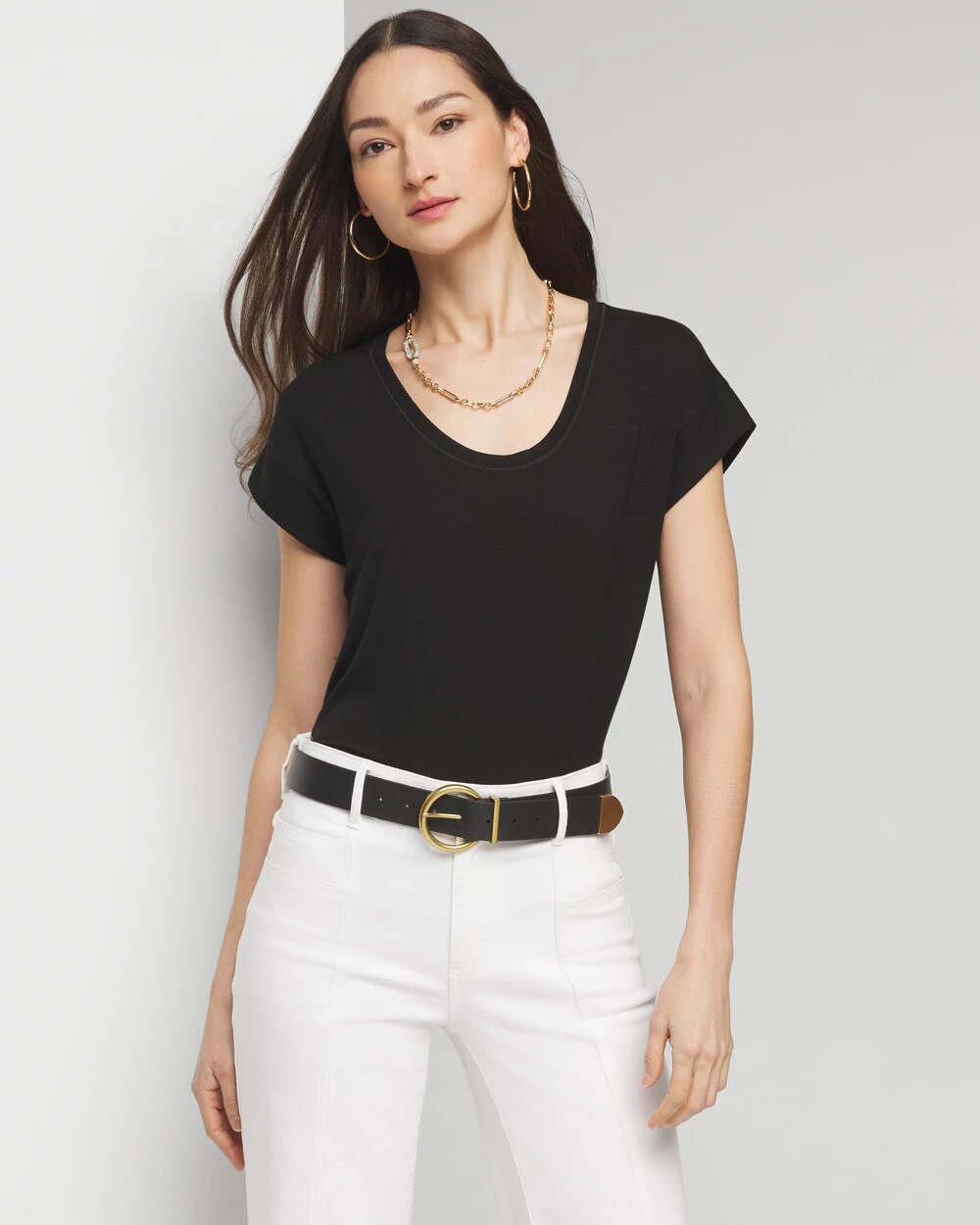 Scoop Neck Power Tee - image 5