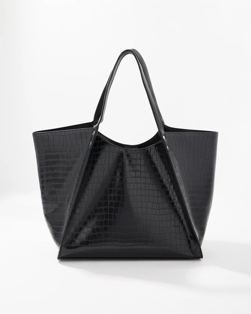 Faux Croc Tote Bag click to view larger image.