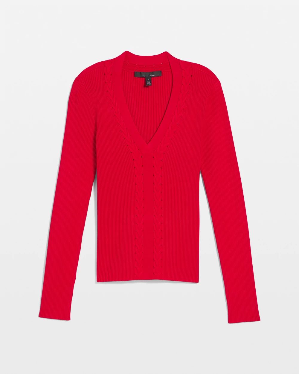 Rib Knit Pullover Sweater