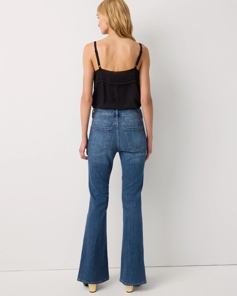 Petite High-Rise Flare Jean