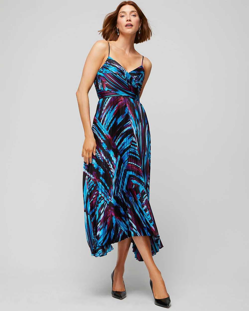 White house black market silk dress discount