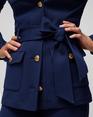 Luxe Stretch Safari Jacket