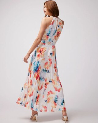 Braided Halter Maxi Dress