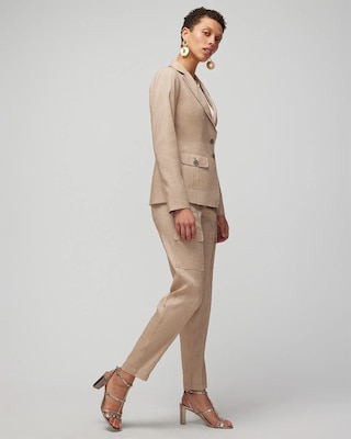 WHBM® Linen Signature Blazer click to view larger image.