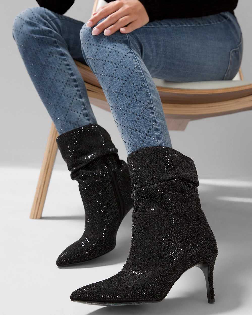 Mid heel booties sale