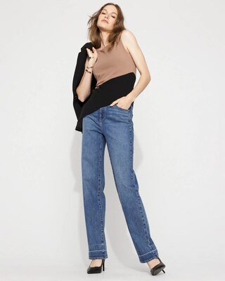 Colorblocked Asymmetric Hem Tank click to view larger image.