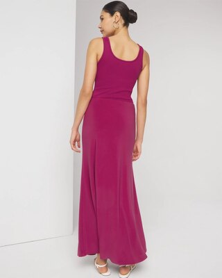 Ruched Maxi Skirt