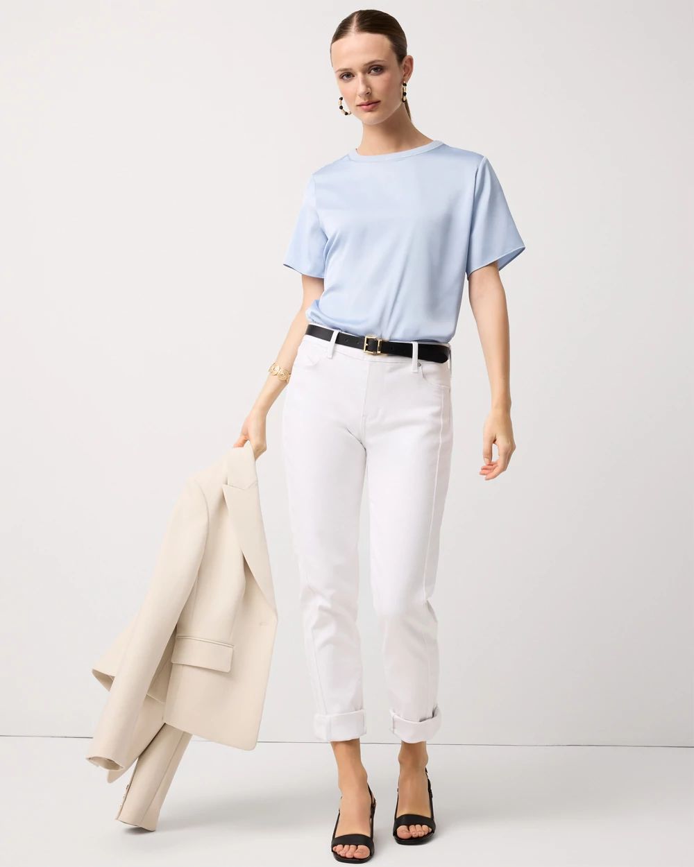 Satin Tee click to view larger image.