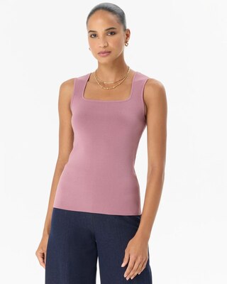 Square Neck Sweater Tank