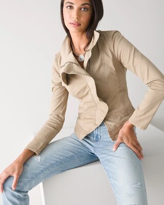 Ruffle Front Jacket