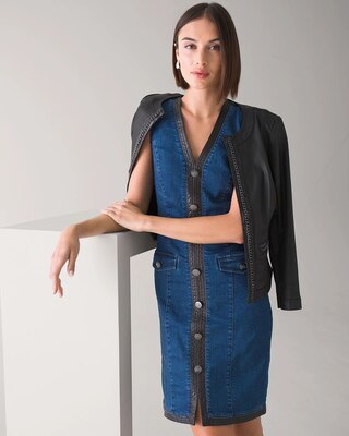 Sleeveless Denim Dress