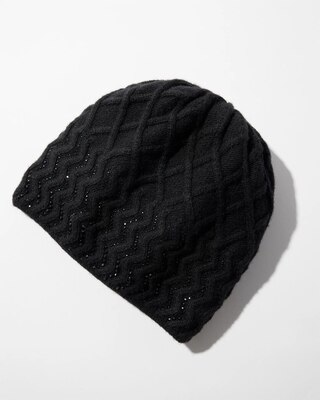 Rhinestone Patterned Hat