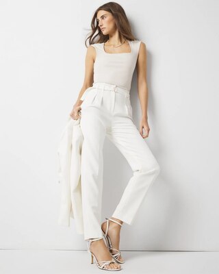WHBM FORME™ All Ways Stretch Square Neck Top click to view larger image.