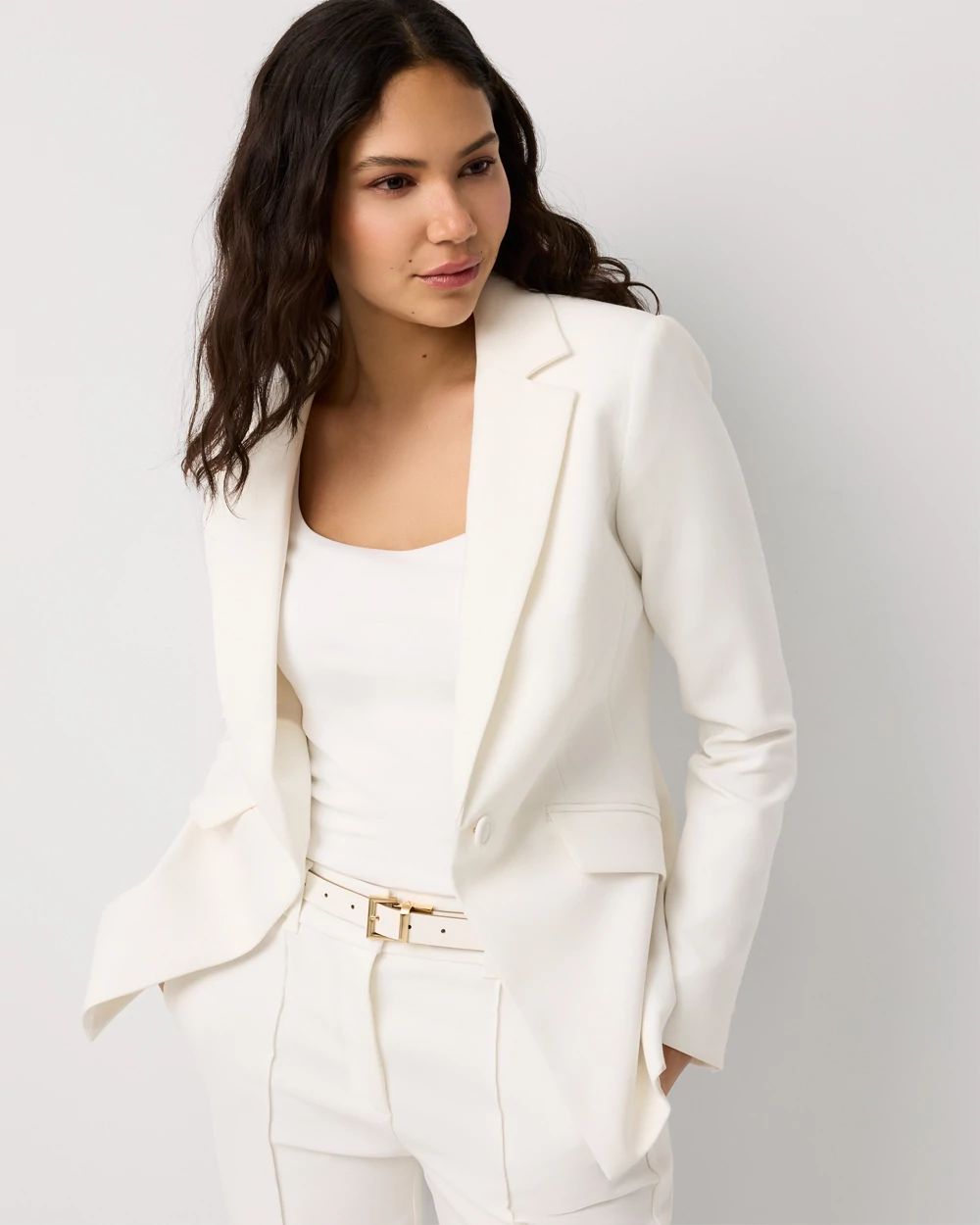 Petite WHBM® One-Button Blazer