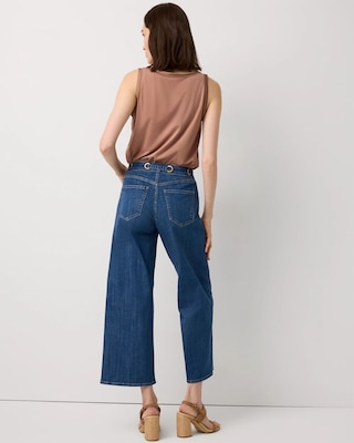 Grommet High Rise Wide Leg Crop Jean click to view larger image.