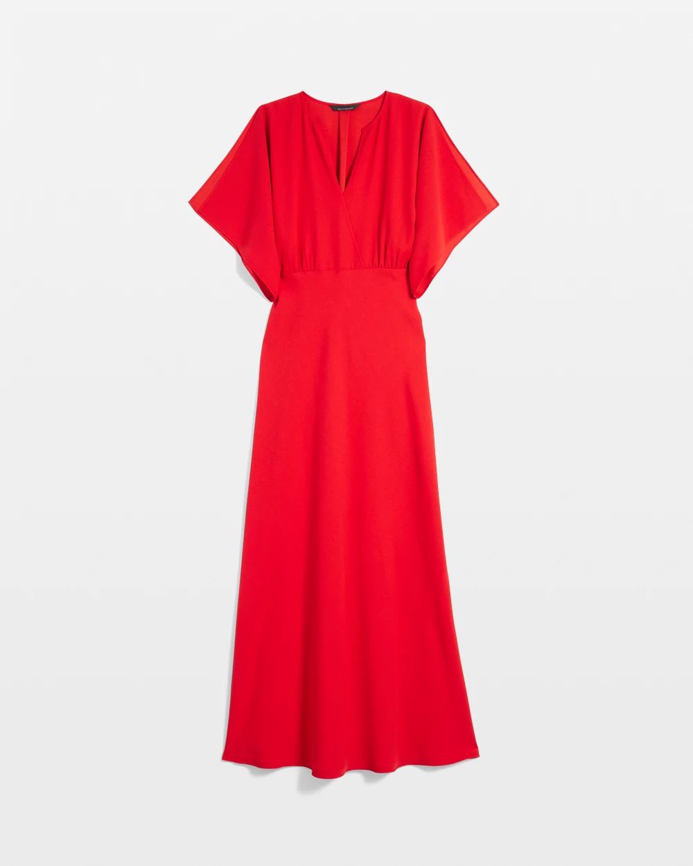 Petite Kimono Sleeve Satin Gown
