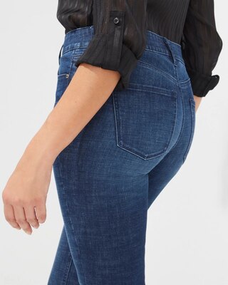 Outlet WHBM Mid Rise Slim Bootcut Jeans