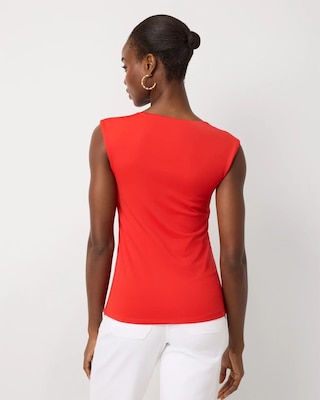 WHBM FORME™ All Ways Stretch Square Neck Top click to view larger image.