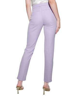 Outlet WHBM Novelty Pink Slim Ankle Pants