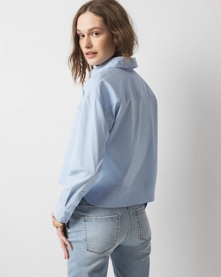 Pocket Poplin Shirt click to view larger image.