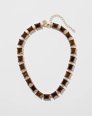 12K Gold Reversible Single Strand Necklace