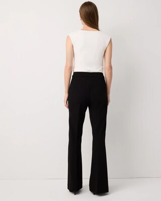 Crepe Stretch Flare Pants click to view larger image.