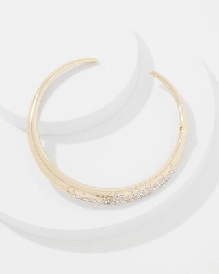 Dusted Pavé Collar Necklace click to view larger image.