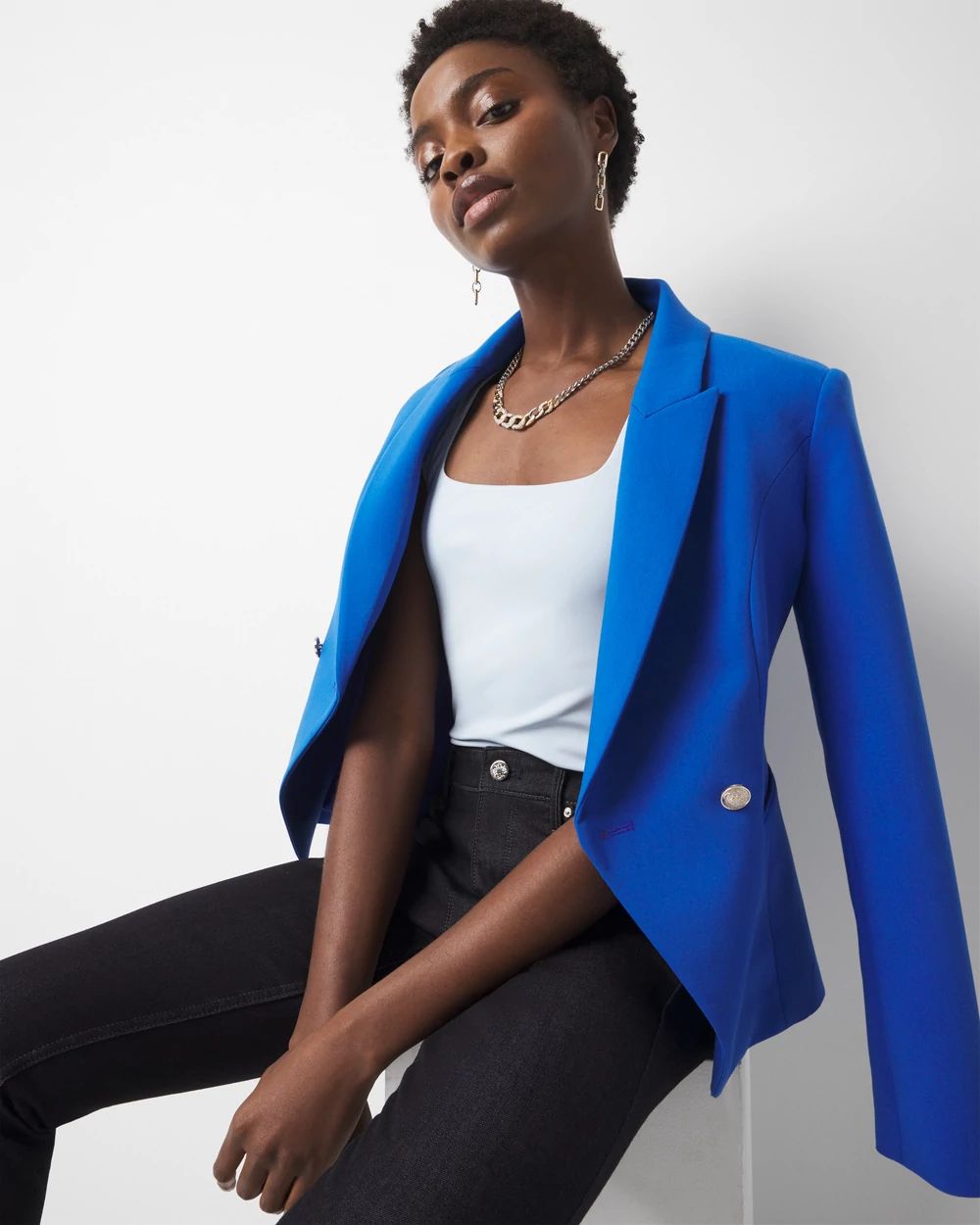 WHBM FORME™ All Ways Stretch Square Neck Top