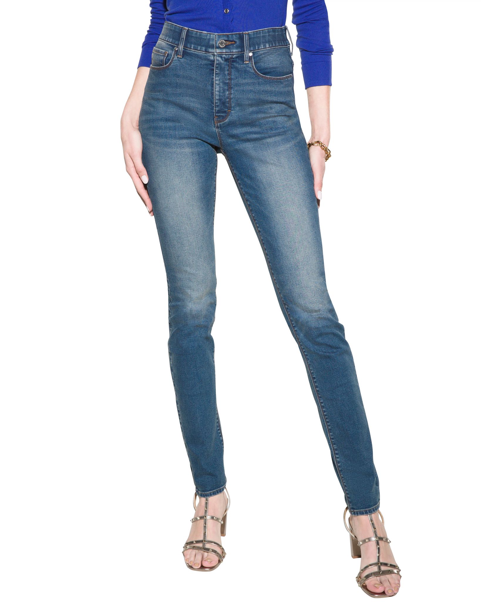 Outlet WHBM High-Rise Essential Slimmer® Skinny Jeans