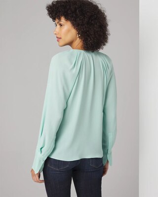 Pleated Front Blouse click to view larger image.