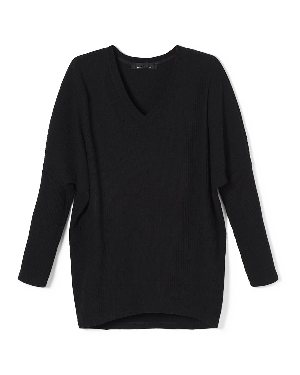 Ribbed Dolman Tunic