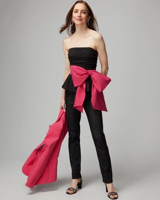 Drama Bow Bustier Top