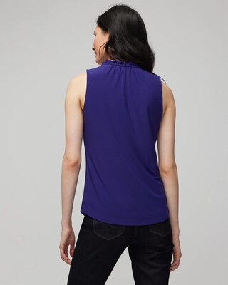 Matte Jersey Button-Front Tank
