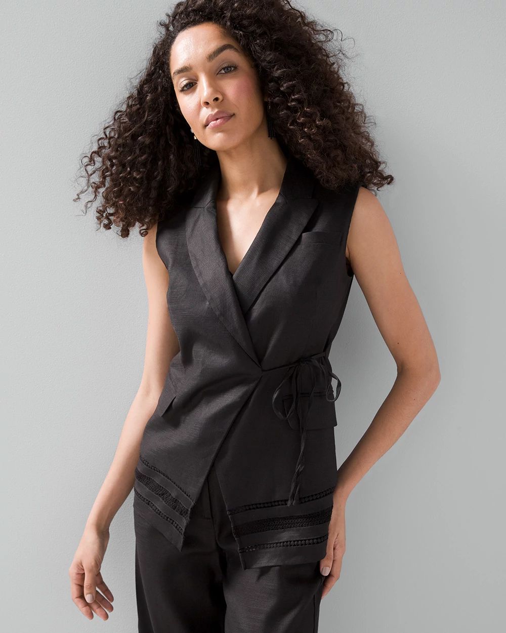 Tie-Front Vest