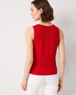 Knit Crewneck Tank click to view larger image.