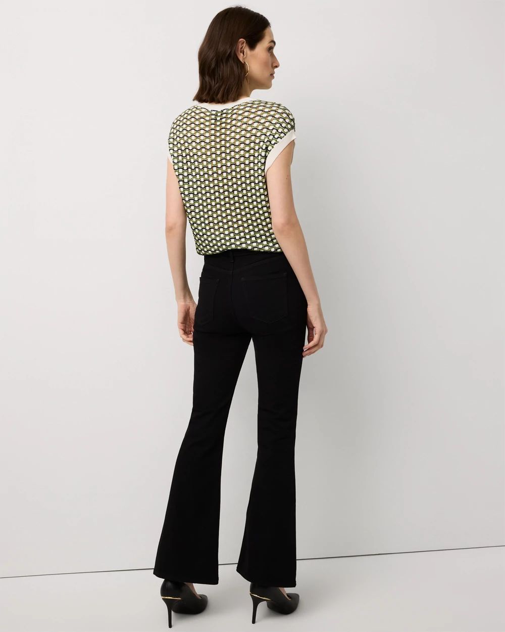 Petite High-Rise Flare Jean click to view larger image.