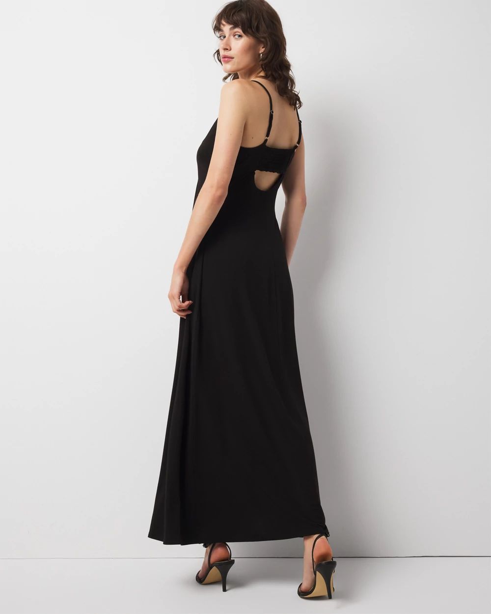 Petite Hardware Jersey Maxi Dress