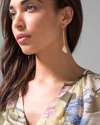 Abstract Butterfly Linear Earrings