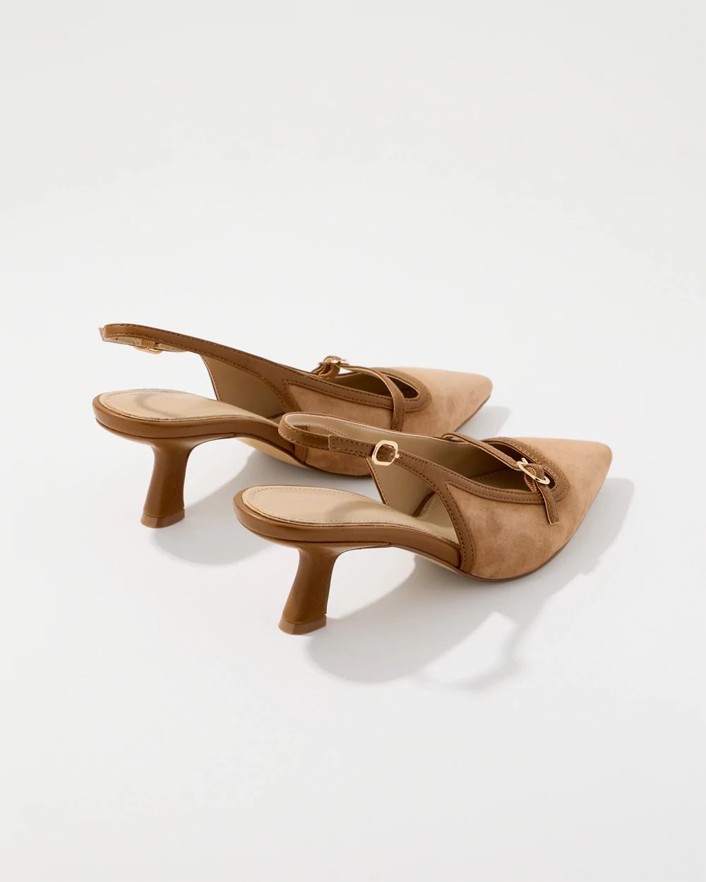 Slingback Kitten Heel Pump