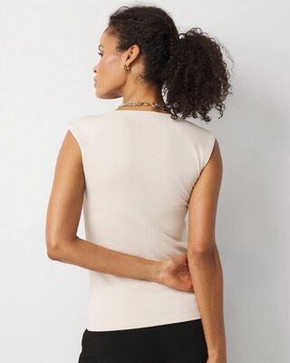 WHBM FORME™ All Ways Stretch Square Neck Top click to view larger image.