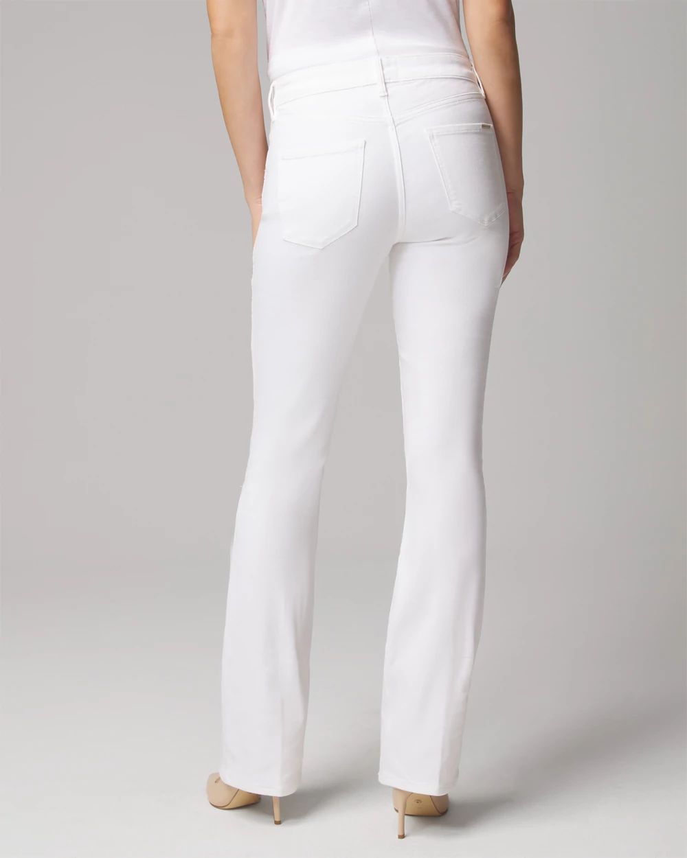 High-Rise Skinny Flare Jeans