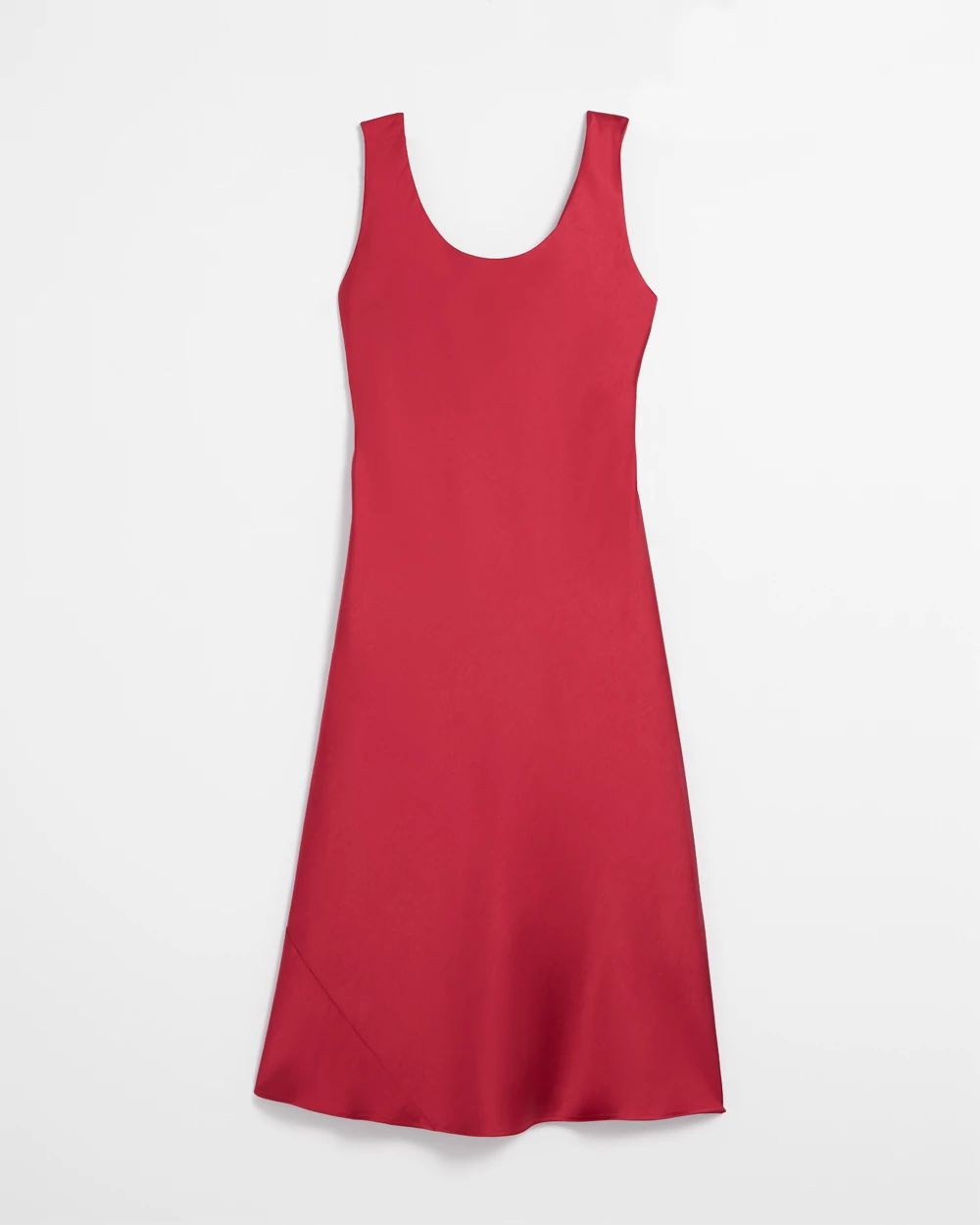 Sleeveless Satin Slip Dress