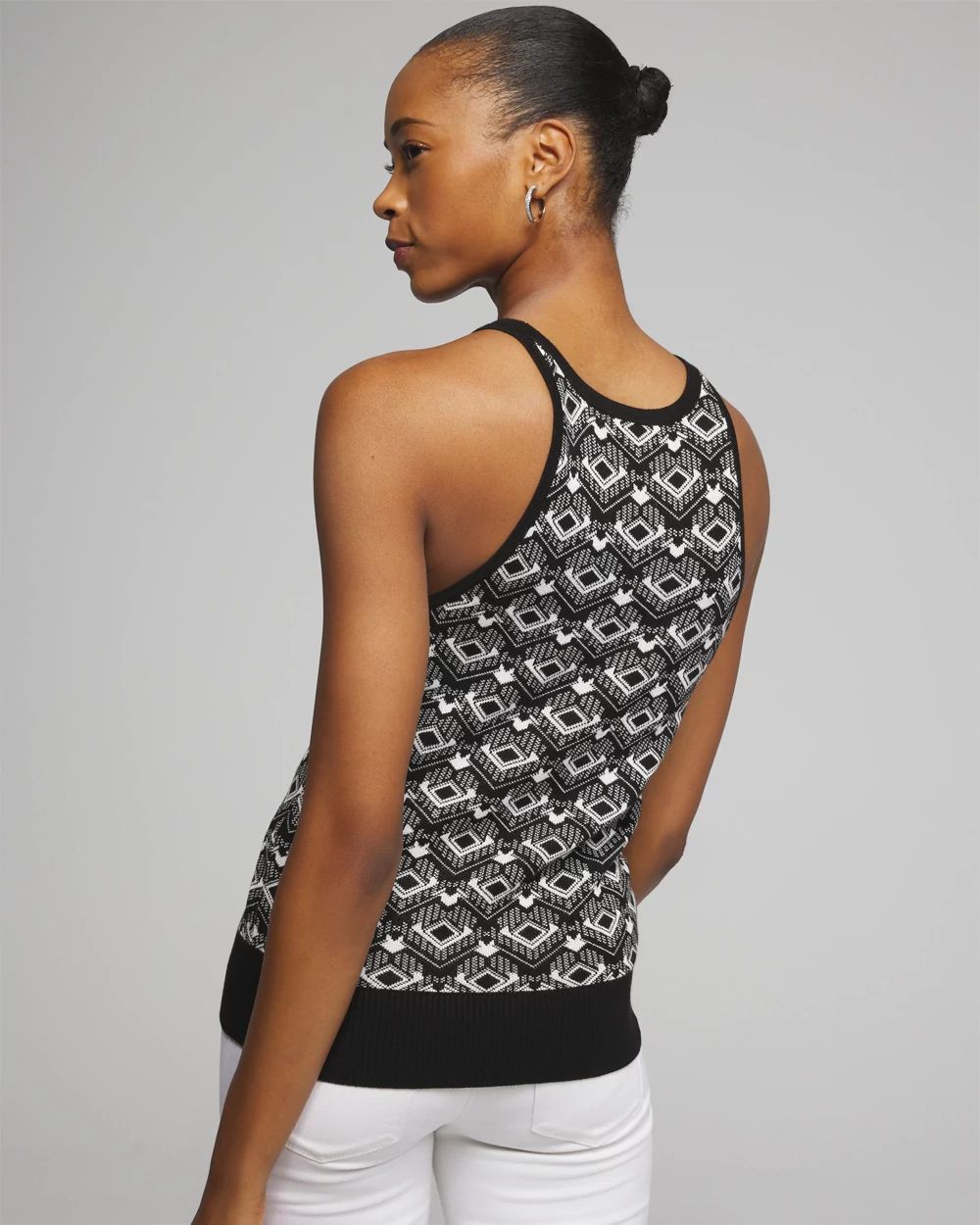 Outlet WHBM Textured Halter With Band