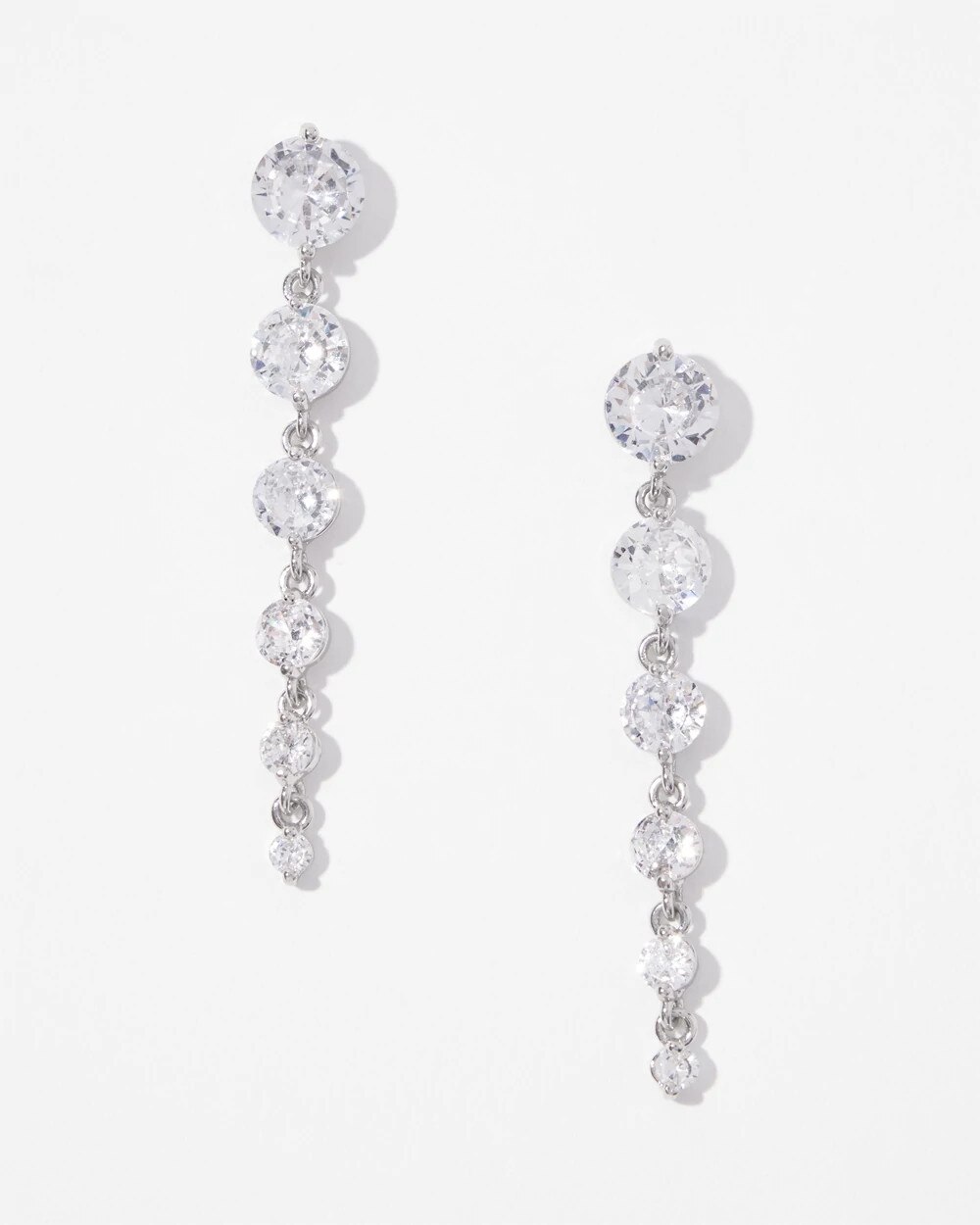 Crystal Linear Earrings - image 1