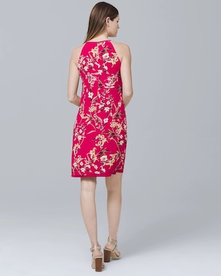 Reversible Floral Woven Shift Dress click to view larger image.