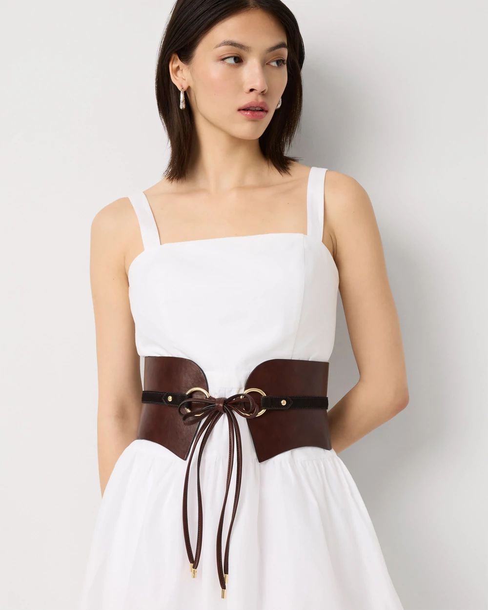 Tie-Front Corset Belt