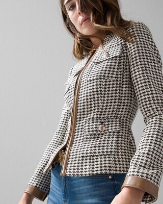 WHBM® Stylist Houndstooth Jacket