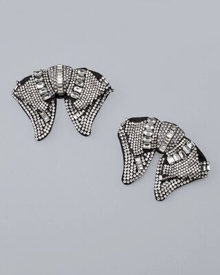 Jeweled Bow Jewelry Clips