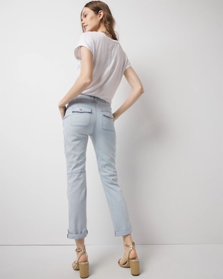 Mid-Rise Pret-A-Pedi Straight Cropped Pant click to view larger image.