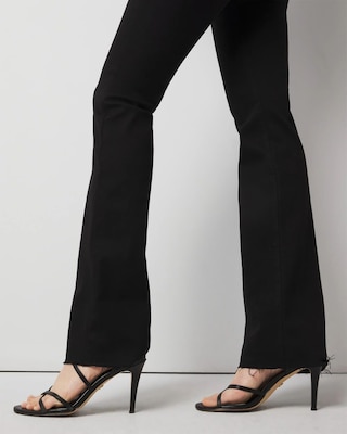 Petite Raw Hem Bootcut 5-Pocket Jean click to view larger image.